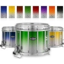 Pearl Marching Snare Pipe Band Medailist, Green Silver Burst