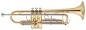 Preview: JUPITER Bb Trompete JTR701Q Messing, lackiert, Neusilber-Mun