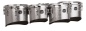 Preview: MAJESTIC Marching Multi Toms, XFMT Series, 6-8-10-12-13-14, weiß, verchromt