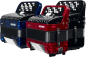 Preview: HOHNER Nova III 96 schwarz, C-Griff