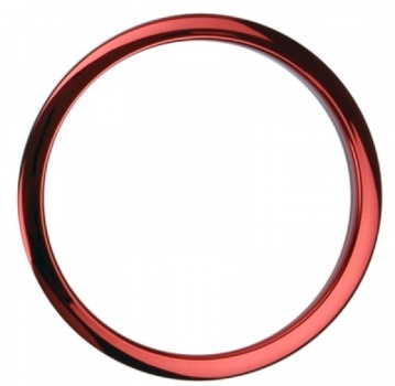 Bass Drum O´s 6" Red Chrome