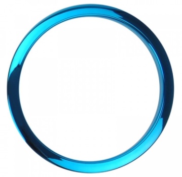 Bass Drum O´s 6" Blue Chrome
