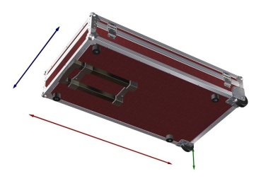 Trolley Koffercase f. Majestic Glockenspiel