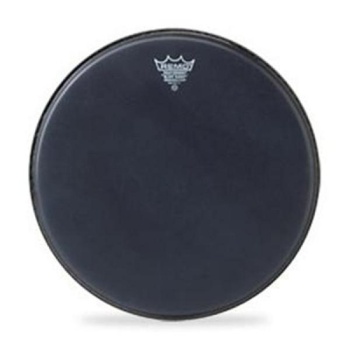 Remo Ambassador Black Suede 13"