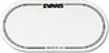 Evans EQ Patch Kunststoff, transparent, twin