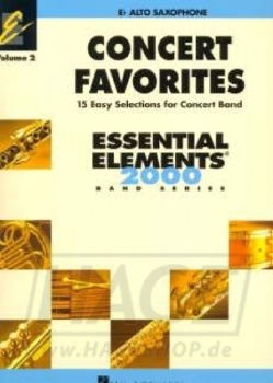 Essential Elements - Altsaxophon Concert Favorites 2