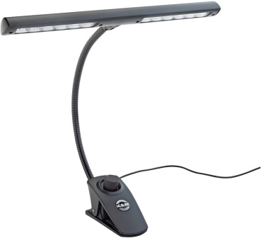 K&M Notenpultleuchte 12295 schwarz