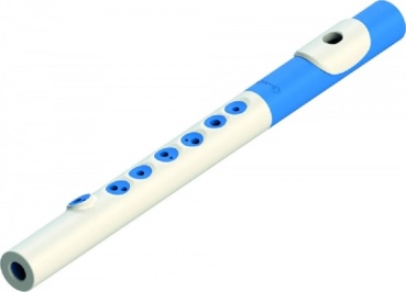 Nuvo Toot Querflöte weiß-blau