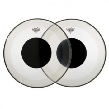 Remo Powerstroke 3 22", Bass Drum, transparent, black Dot