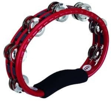 MEINL HAND TAMBOURINE ROT       NICKELSILBER SCHELLEN