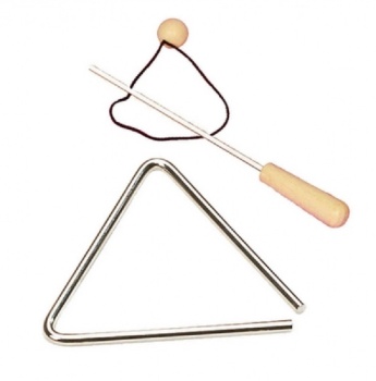 Rohema Triangel 10mm Tonstahl, 29cm, mit Schlaufe