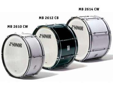 Sonor MB 2612 CW Marching Bass 26"x12", weiß