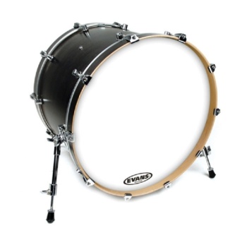 Evans EQ3 Resonant Smooth White 22" NO Porthole