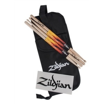 Zildjian Drumstick Value Pack + Stickbag + Sticker