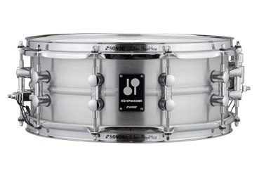 Sonor Kompressor Snare Drum 14" x 5,75" Aluminium, Poliert