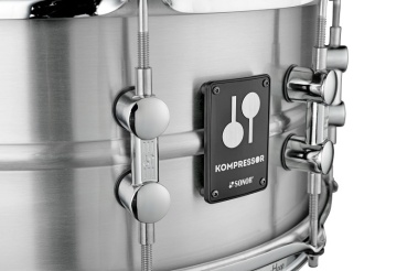 Preview: Sonor Kompressor Snare Drum 14" x 6,5" , Aluminium, Poliert