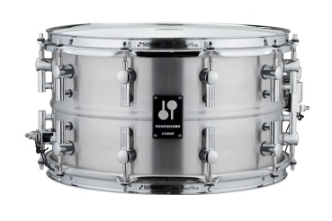 Sonor Kompressor Snare Drum 14" x 08", Aluminium, Poliert
