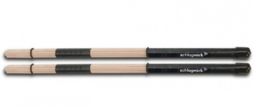 Schlagwerk Drummers-Rods, 19 Ahornstäbe, gewickelter Griff