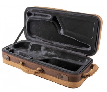 A&S Alt Sax Case Vintage Braun