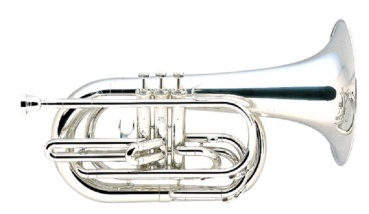 Yamaha Marching Bariton silber