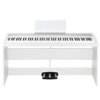 KORG Digitalpiano, B2+Stand, 12 Sounds, 2x15 Watt, weiß