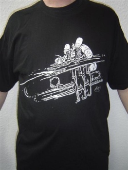 Trompeten-Shirt Größe S
