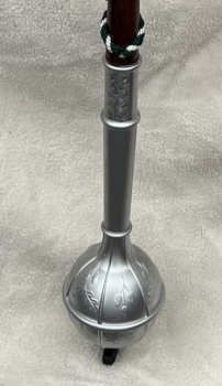 Preview: Sandner Tambourstab 130cm Kugel u. Spitze Kunststoff