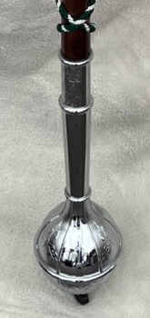 Sandner Tambourstab 130cm Kugel u. Spitze Kunststoff