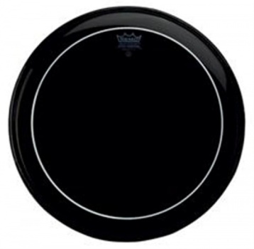 Remo Pin Stripe Bassdrum, ebony