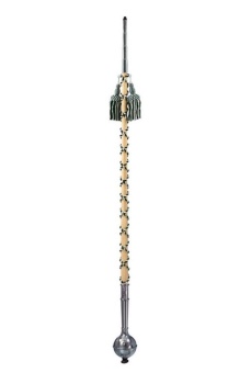 Sandner Tambourstab 95cm, schwarz-weiß