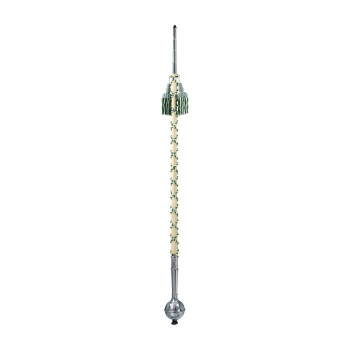 Sandner Tambourstab 115cm, grün-weiß