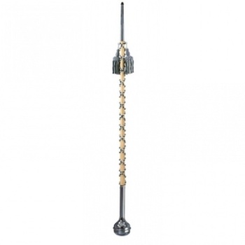 Sandner Tambourstab 130cm, schwarz-weiß