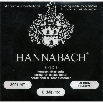 Hannabach 800 MT Medium Tension schwarz