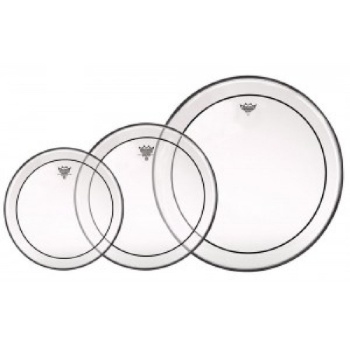 Remo Pin Stripe Pro Pack 12/13/16, transparent +14" Powerstr