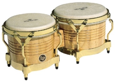 LP Matador Bongos, Natural, Gold