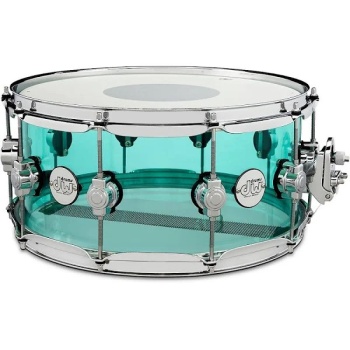 DW Design Acryl Snare 14"x6,5" Sea Glass - Snare Drum