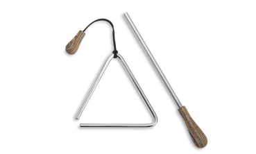 Rohema Triangel, 8mmm Tonstahl, 20cm, mit Schlaufe