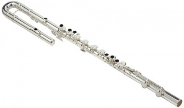Pearl PFB-305E Bass Flöte mit gebogenen Kopfstück und Split-E