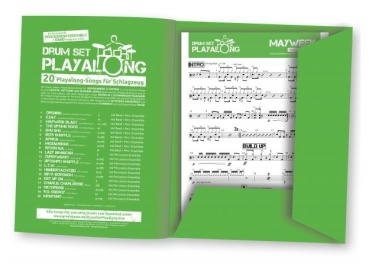 DRUM SET PLAYALONG  greenbeats (20 Songs+CD)