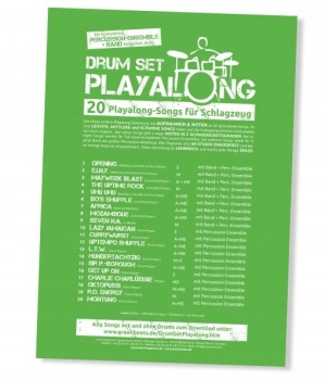 DRUM SET PLAYALONG  greenbeats (20 Songs+CD)