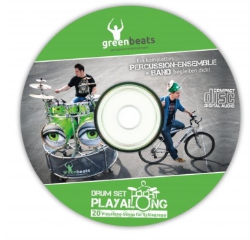 DRUM SET PLAYALONG  greenbeats (20 Songs+CD)