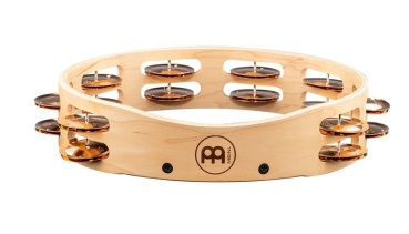 Preview: Meinl 10" Tambourin Artisan Edition Bronzeschellen, 2-reihig