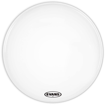 Evans MX2W Marching Bassdrum Head weiß