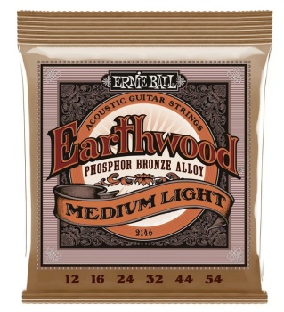 Ernie Ball 12-54 Earthwood Phosphor Bronze Regular Slinky