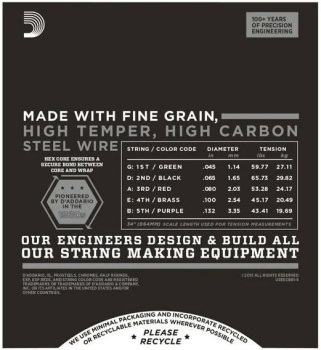 Preview: D'Addario ECB81-5 45-132