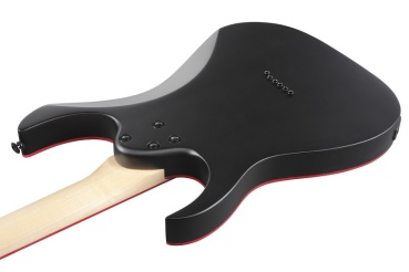 IBANEZ E-GUITAR GRG 6-STR. BLACK FLAT