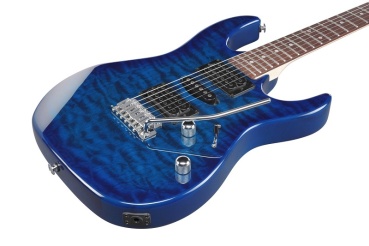 Preview: IBANEZ E-GITARRE GRX TRANSPARENT BLUE BURST