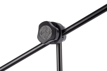 Preview: HERCULES Mikrofonständer, 97-168cm, Doppelständer, 3-in-1