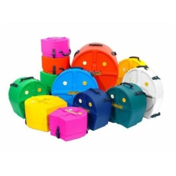 HARDCASE Marching Snare Trolley Case (High Tension) - 14" x 12"