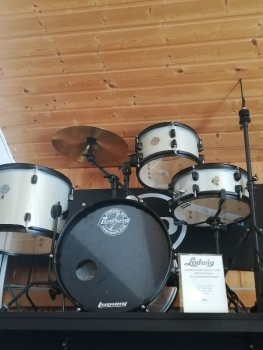 Ludwig Questlove Pocket Drumset White Sparkle Gebraucht